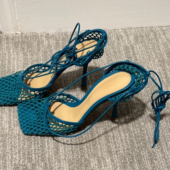 Bottega Stretch Mesh Sandal 
Color: Blaster - Picture 3 of 5
